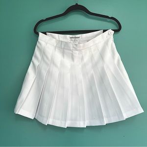 American Apparel White Mini Skirt